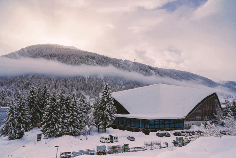 Visiting the camp leader Harijs Vītoliņš in Davos!