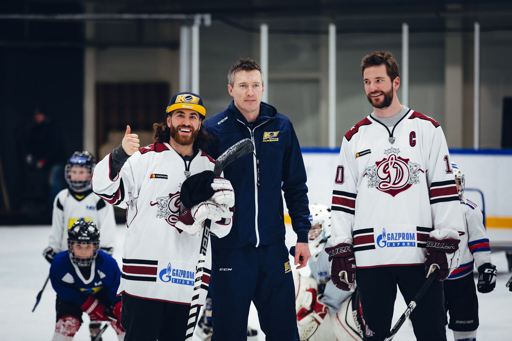 Dinamo Riga stars visit our sports school!