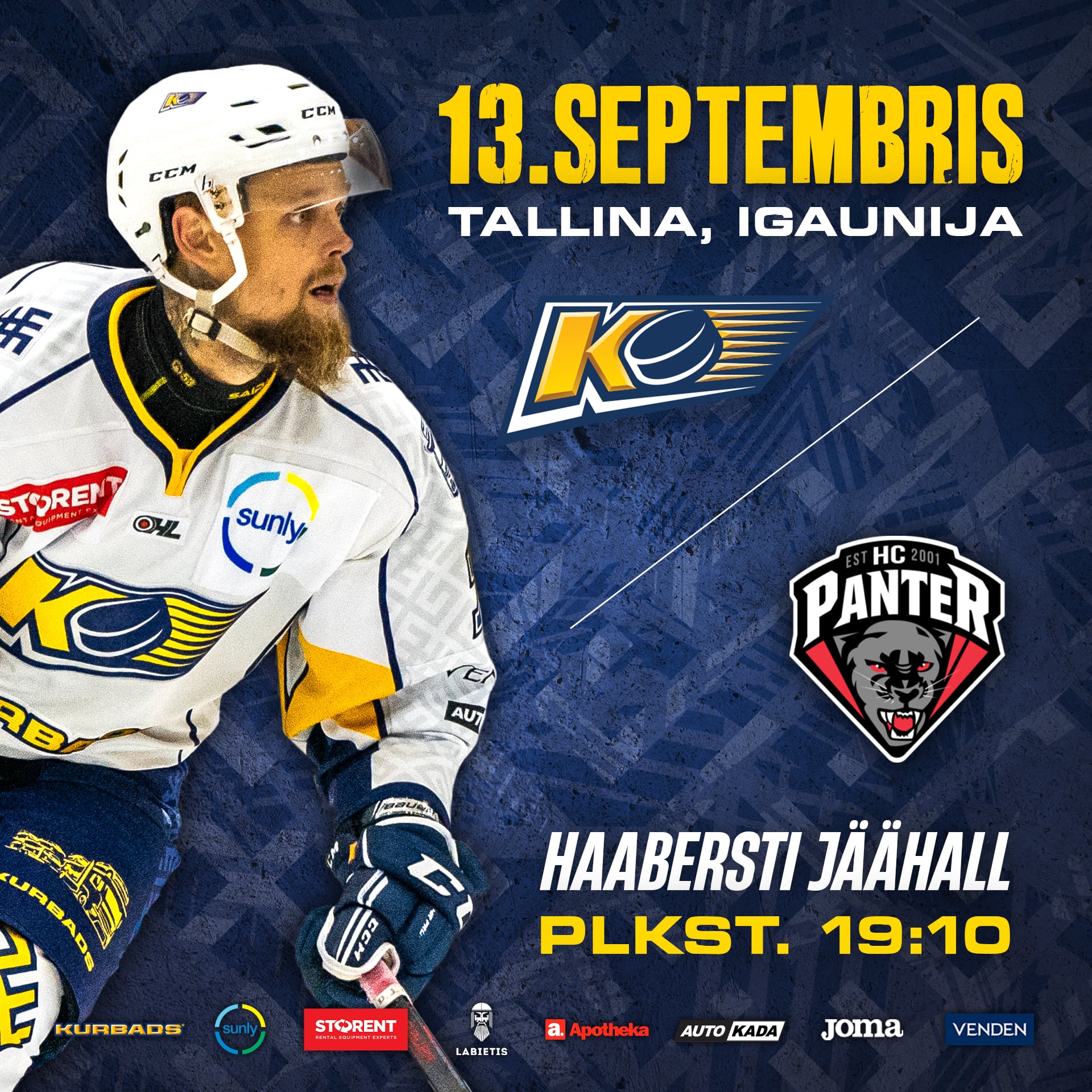 13.09 HK Kurbads vs HC Panter