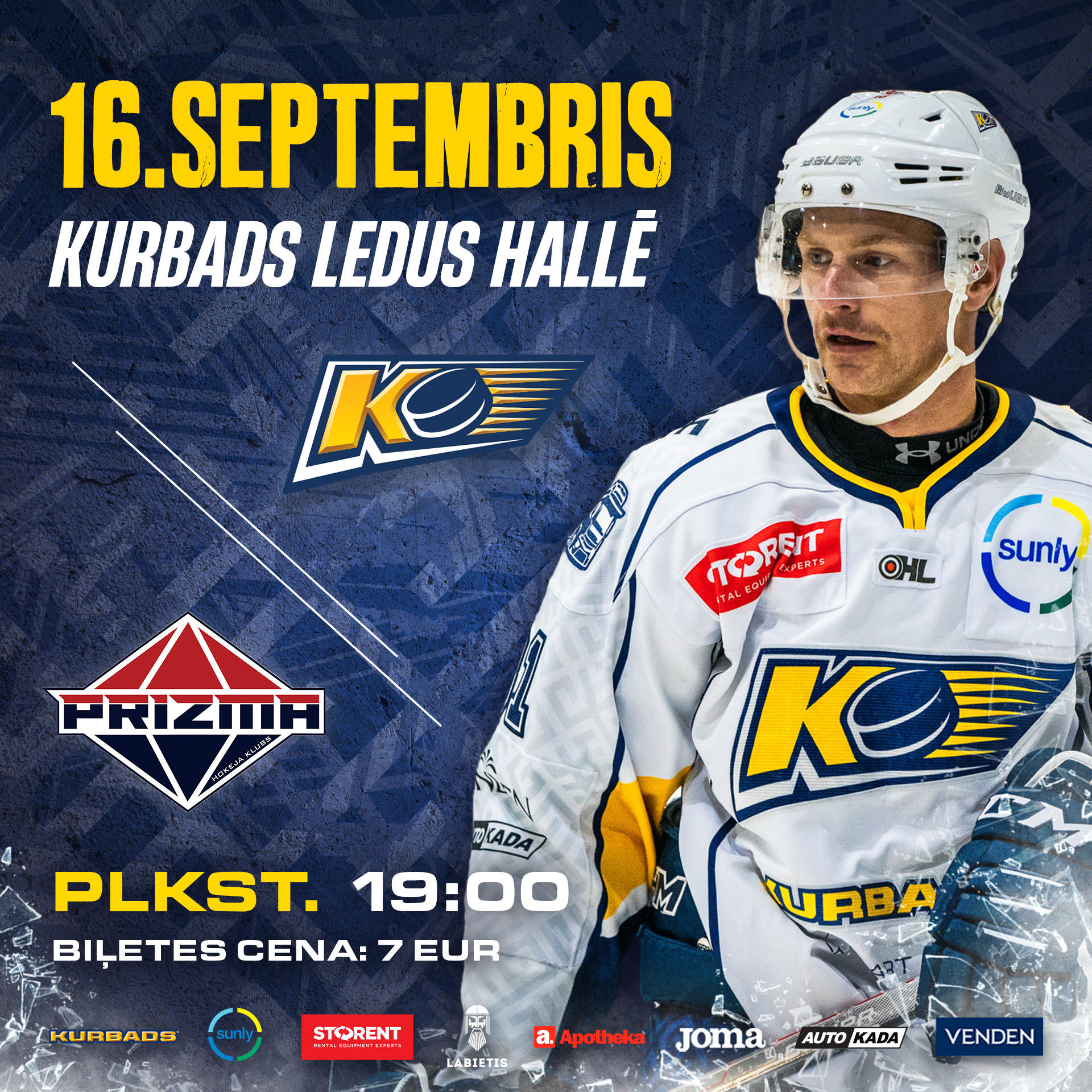 HK Kurbads vs HK Prizma jau 16.09.2023