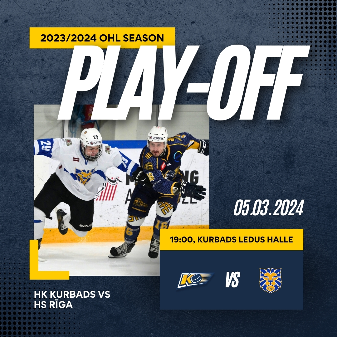 5. martā HK Kurbads turpina Play Off sēriju pret HS Rīga