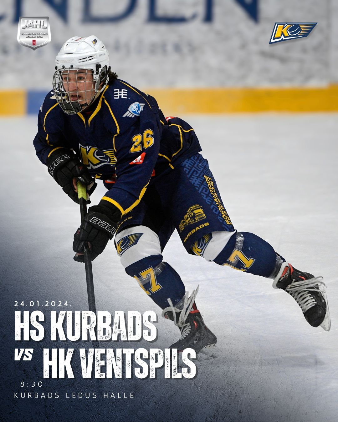 🏒 HS Kurbads vs HK Ventspils 🏆